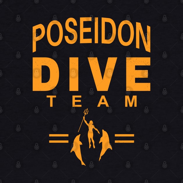 Poseidon Dive Team by NicGrayTees